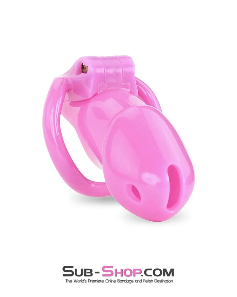 0395AE      Hot Pink Head High Security Male Chastity Sensation Device - MEGA Deal