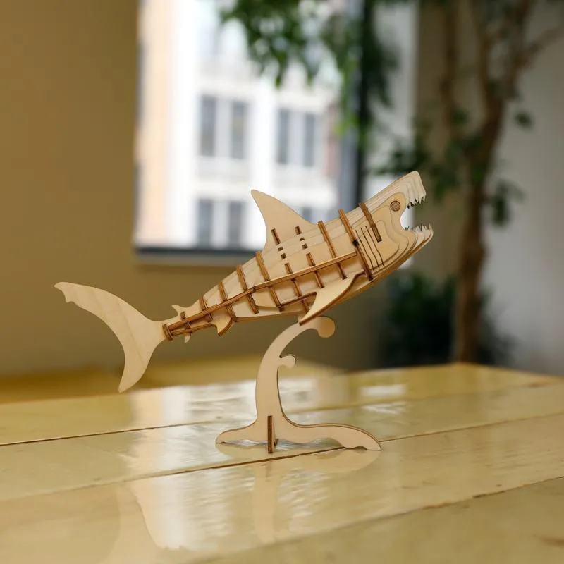 3D Wooden Shark Puzzle