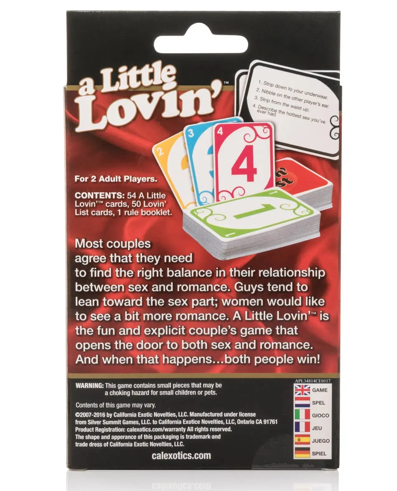 A Little Lovin' Game