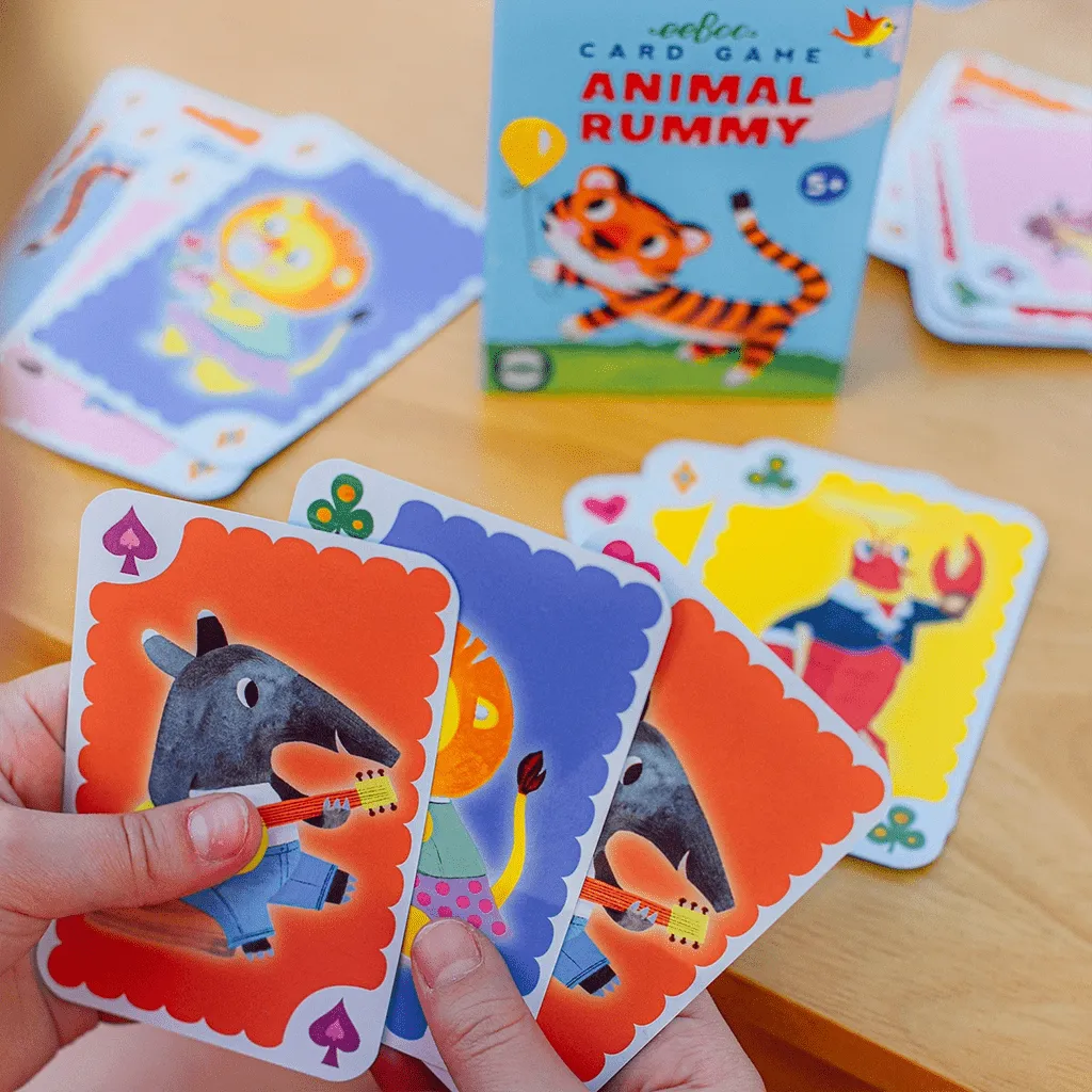 Animal Rummy Playing Cards