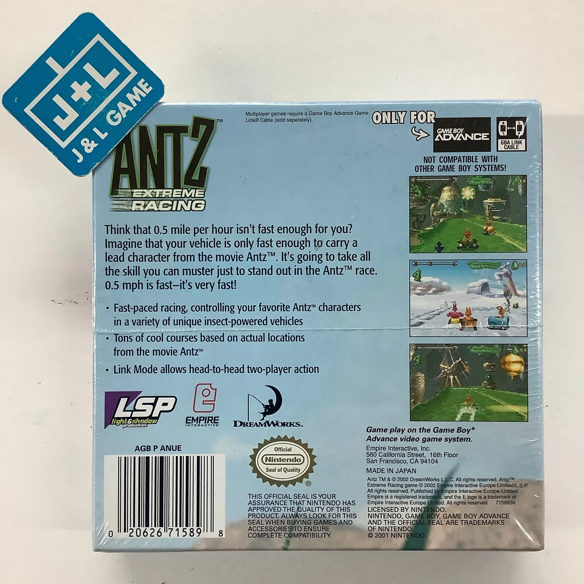 Antz Extreme Racing - (GBA) Game Boy Advance