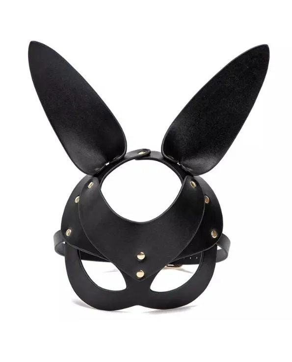 Arianna Bunny Leather Mask