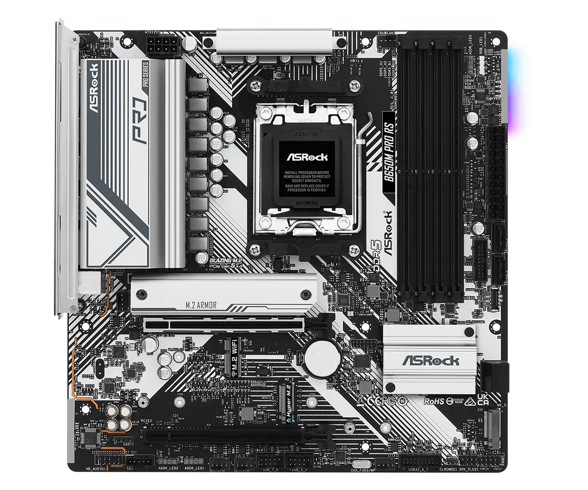 Asrock B650M PRO RS mATX AM5 Motherboard