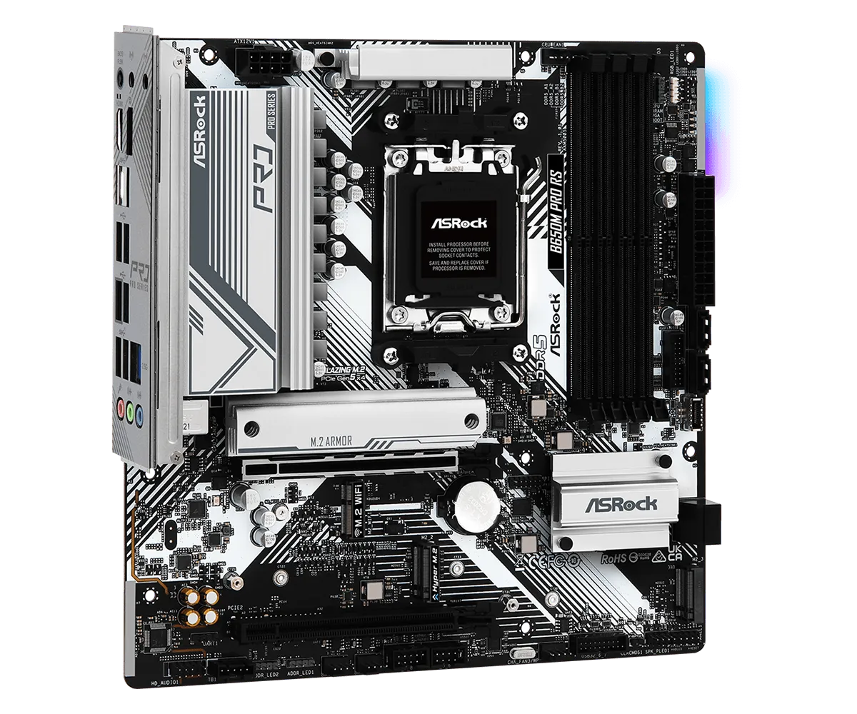 Asrock B650M PRO RS mATX AM5 Motherboard