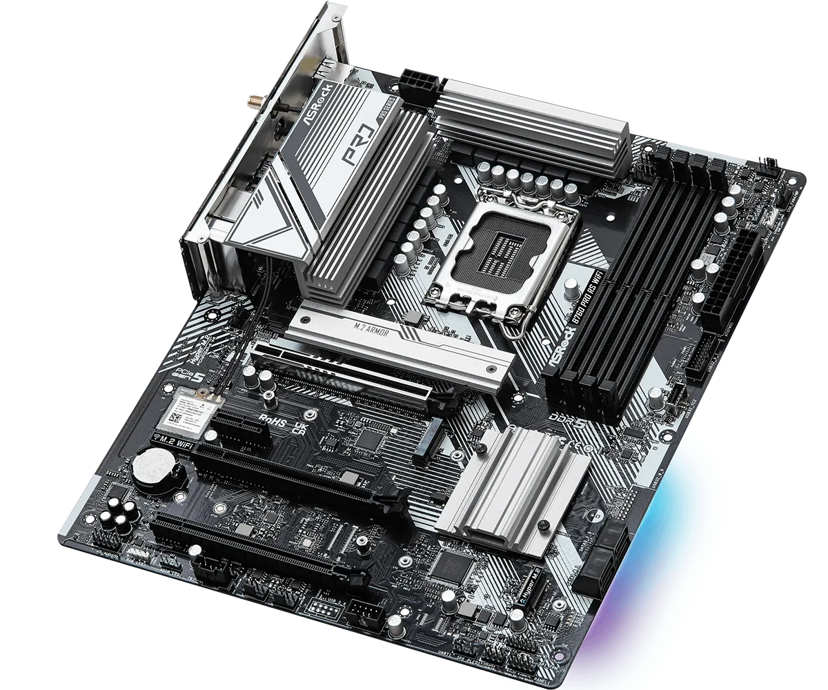 ASRock B760 PRO RS WIFI DDR5 ATX LGA1700 Motherboard