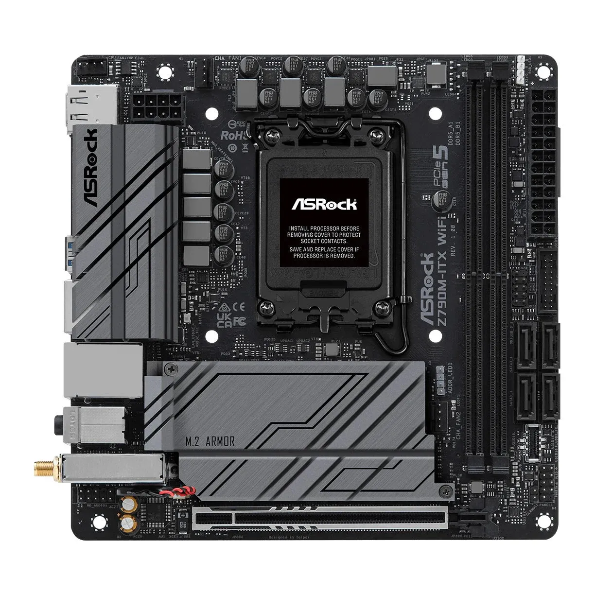 ASRock Z790M-ITX WIFI Mini-ITX LGA1700 Motherboard