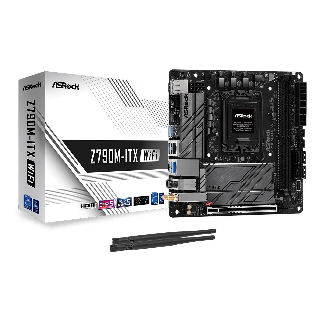 ASRock Z790M-ITX WIFI Mini-ITX LGA1700 Motherboard