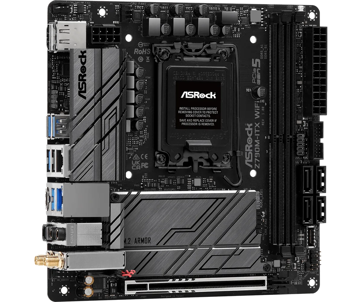 ASRock Z790M-ITX WIFI Mini-ITX LGA1700 Motherboard