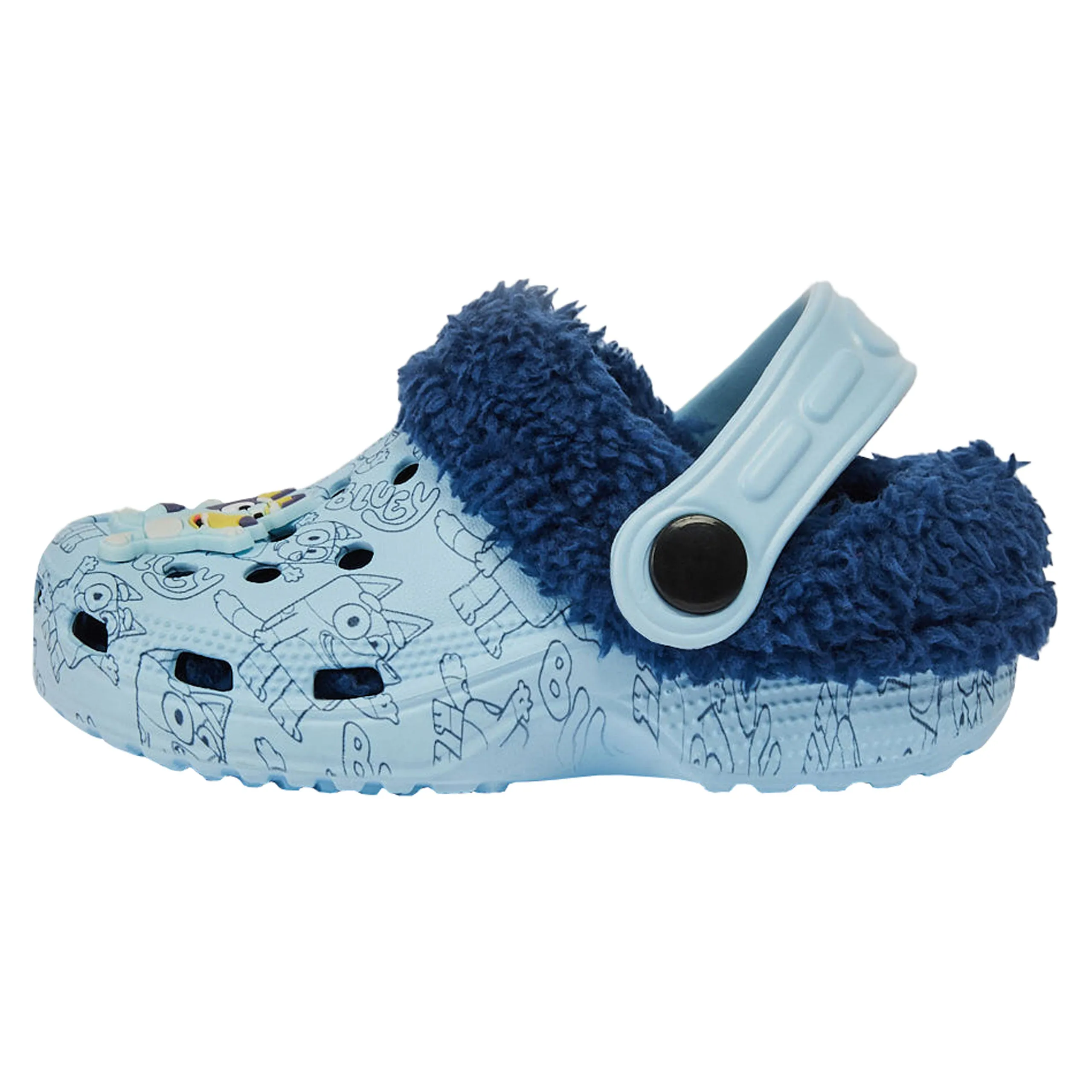 Bluey Fleece Lined Clogs