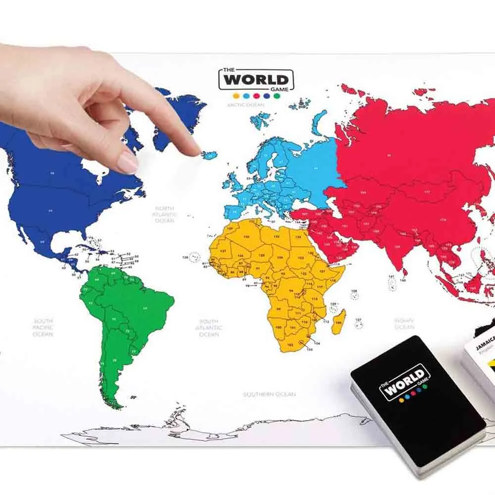 Board game The World Game: Geography Card Game