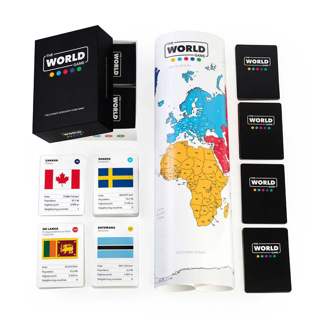 Board game The World Game: Geography Card Game