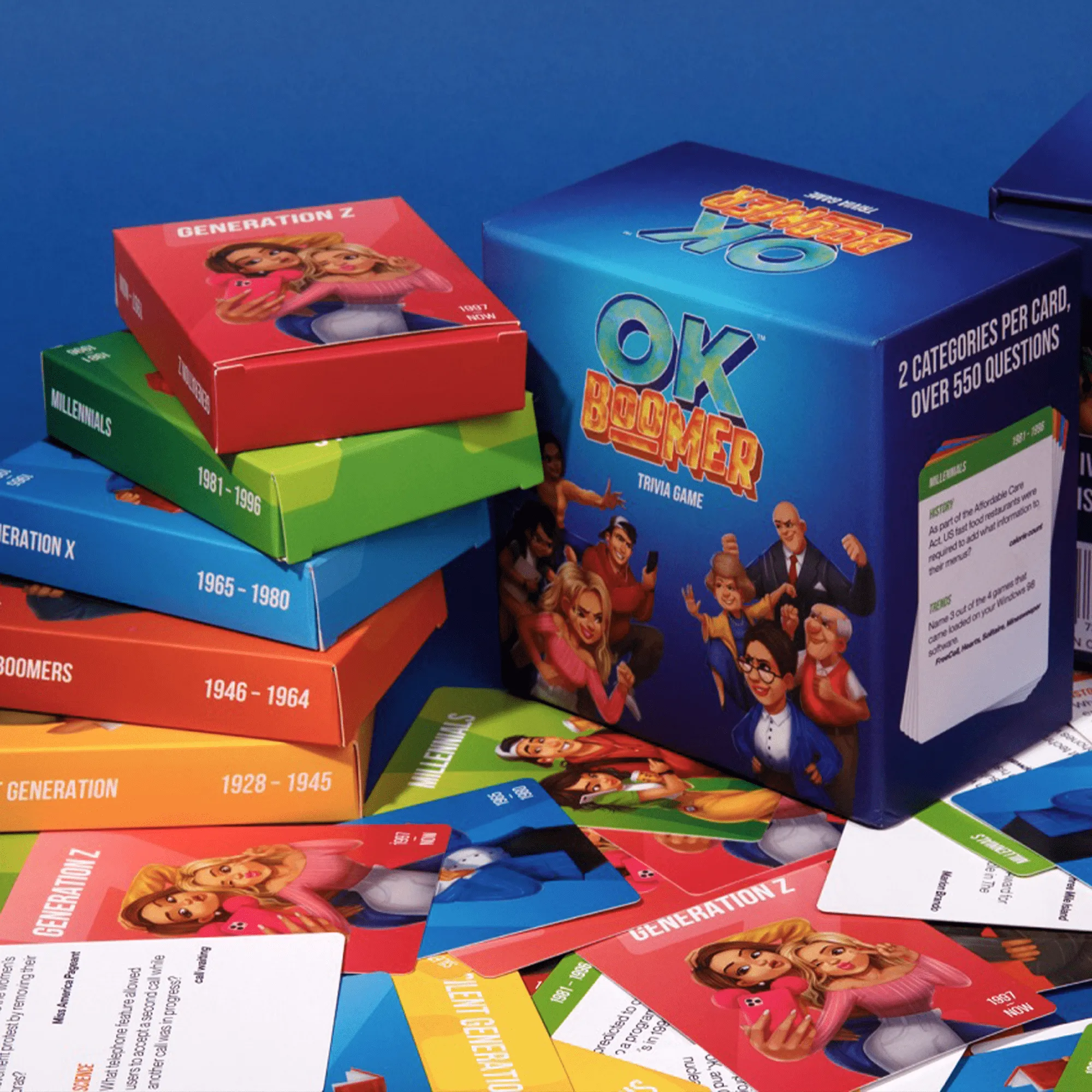 Board Games OK Boomer for Adults | Trivia Fun Card Games