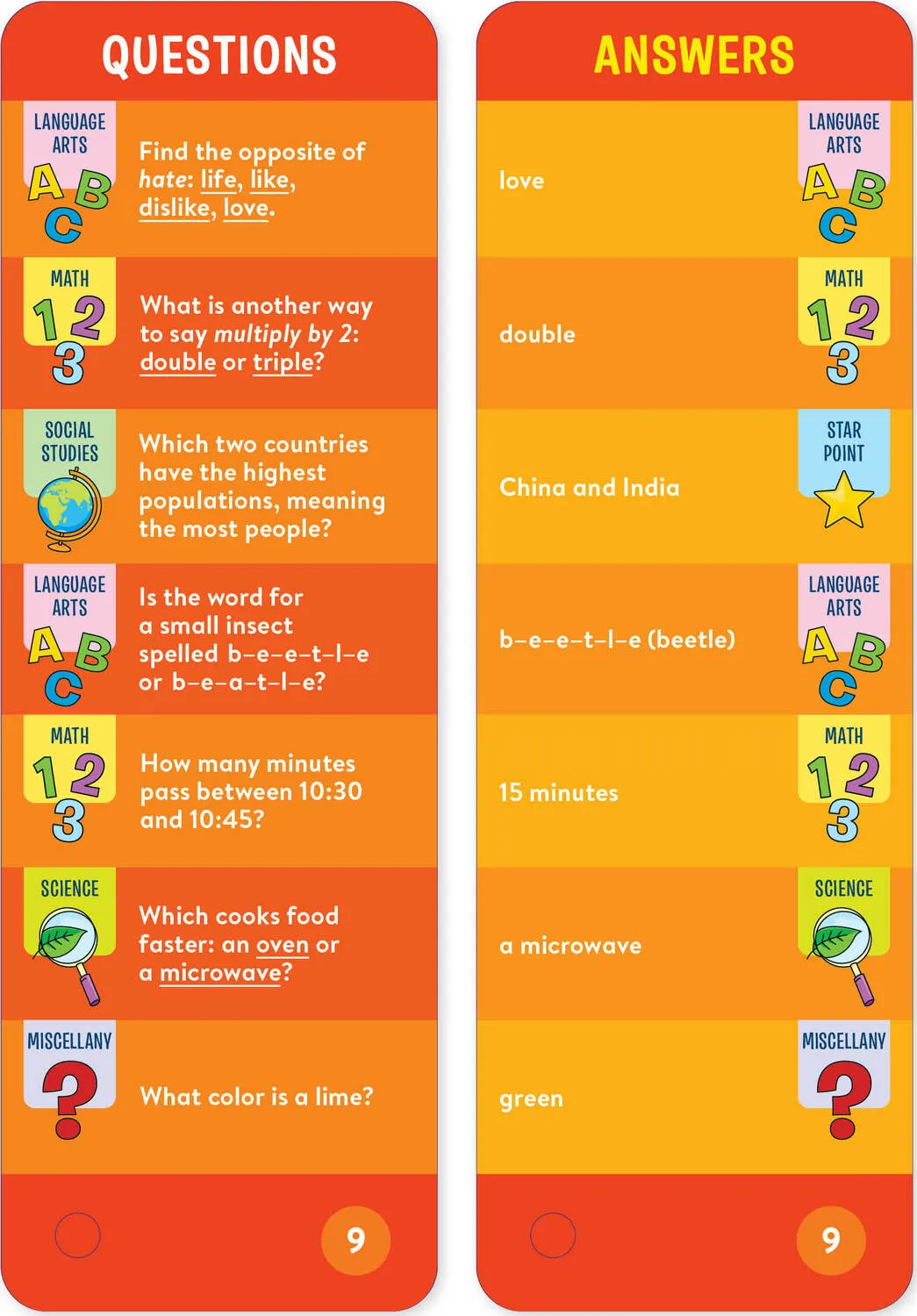 Brain Quest 2nd Grade Smart Cards Revised 5th Edition