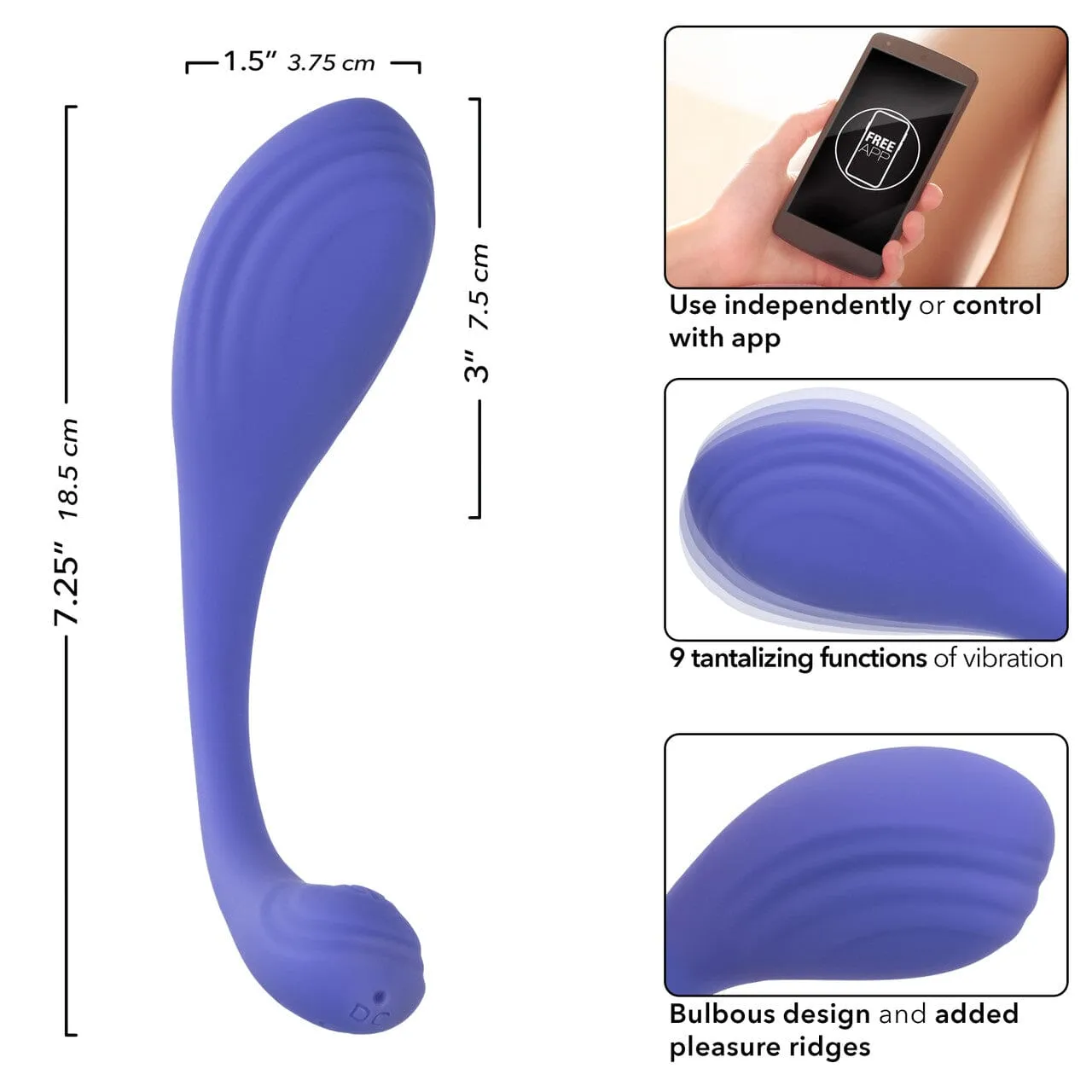 Connect Kegel Exerciser - Secret App Controlled Vibrator