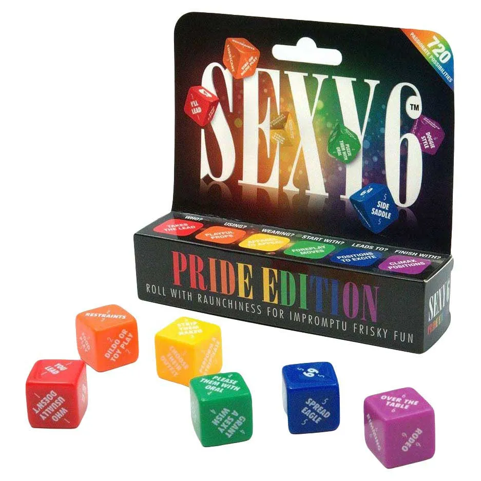 Creative Conceptions Sexy 6 Couples Dice Game - Pride Edition