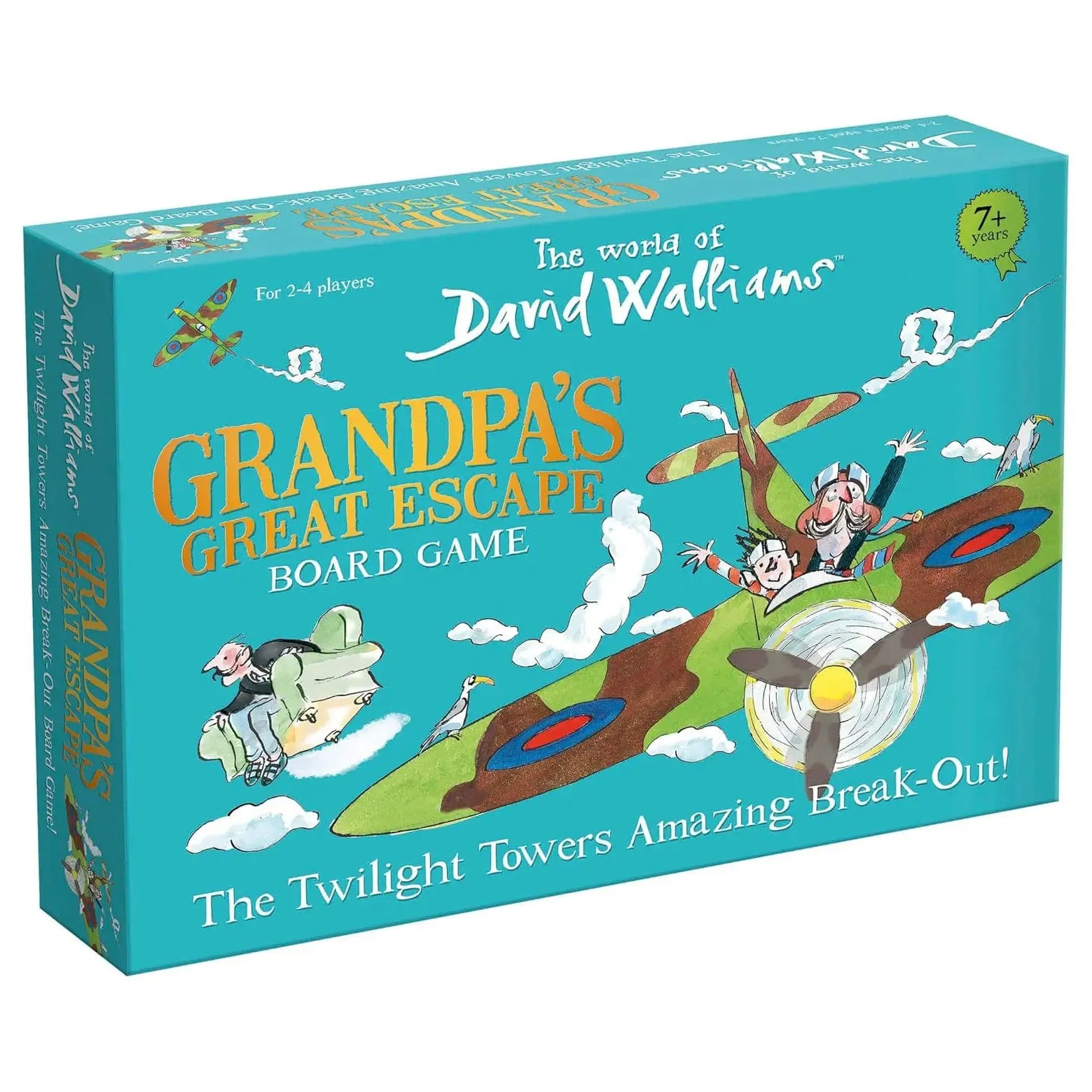 David Walliams Grandpa's Great Escape Board Game Family Fun Age 7 