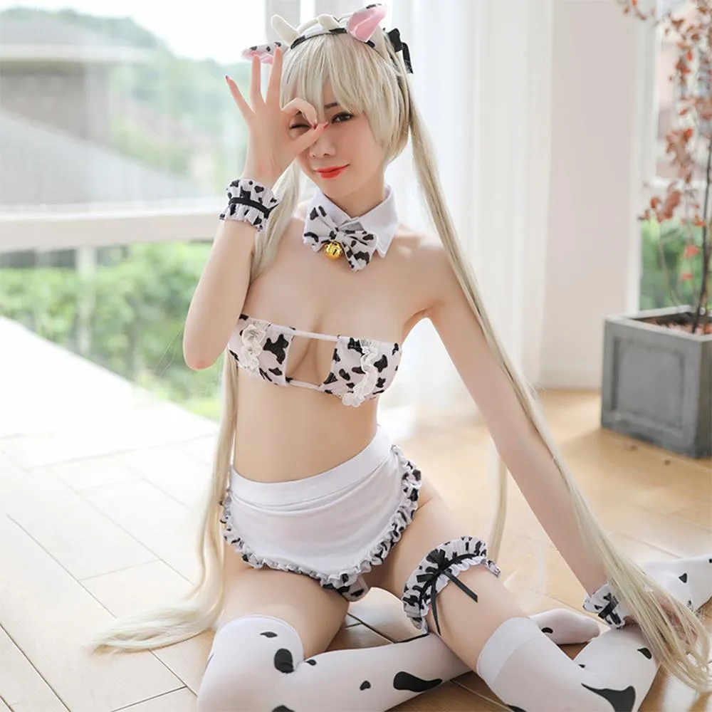 Day Dream - Moo Cow Costume Set (White)