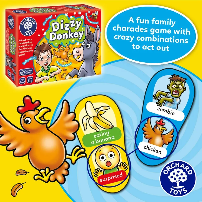 Dizzy Donkey - A Charades Style Action and Performance Game  (Family Game)