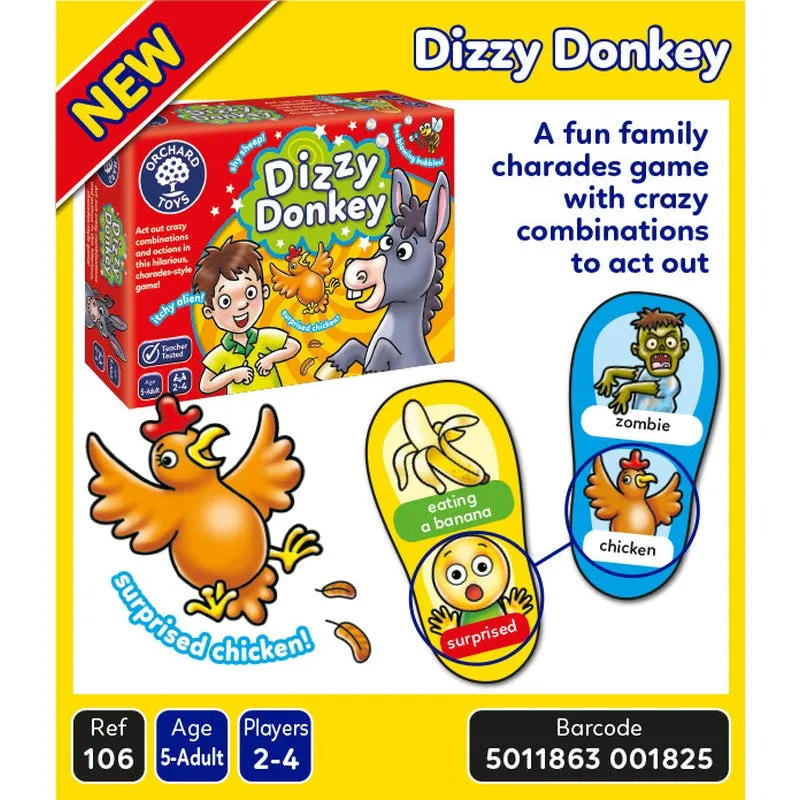 Dizzy Donkey - A Charades Style Action and Performance Game  (Family Game)