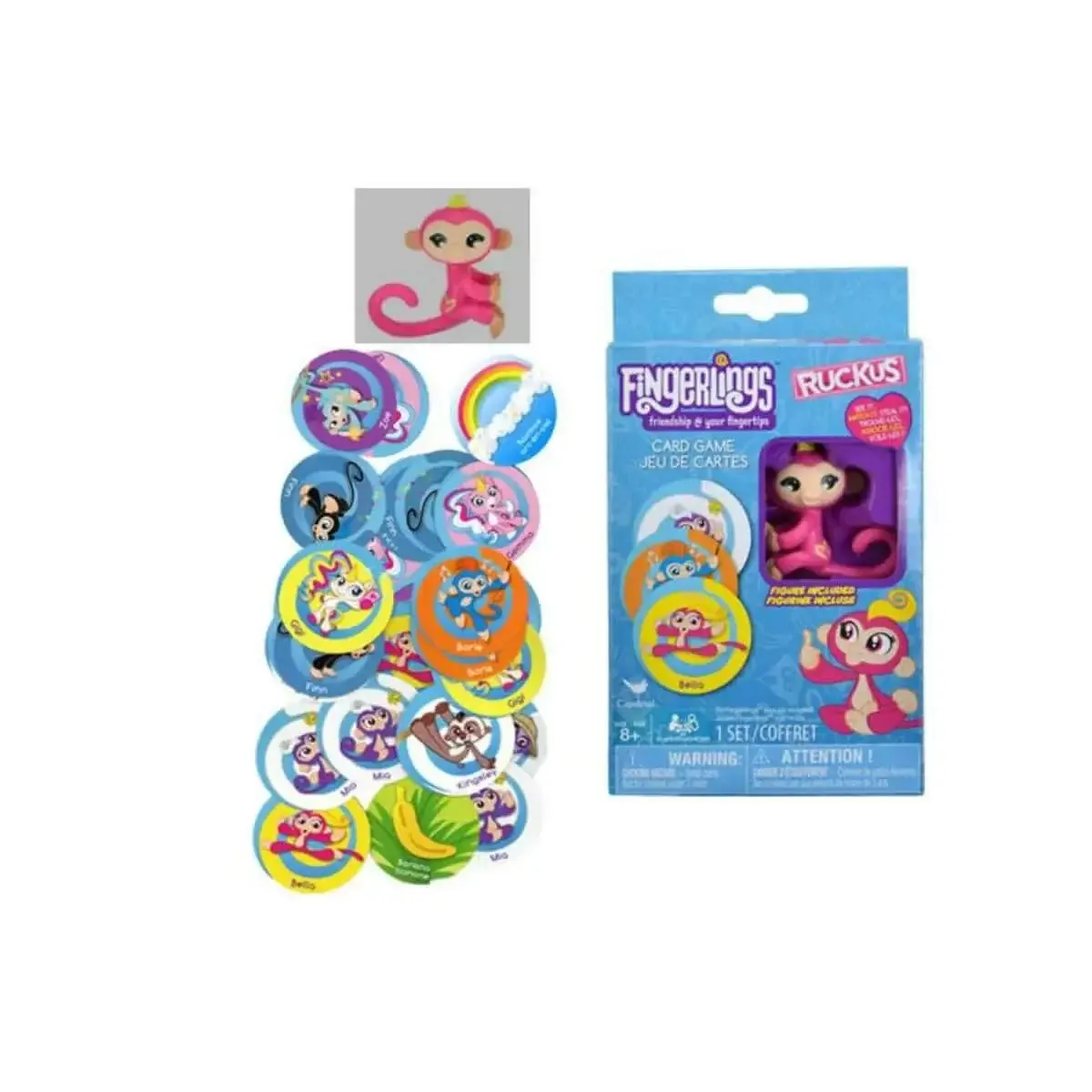 Fingerlings - Ruckus Card Game with Collectible Figure