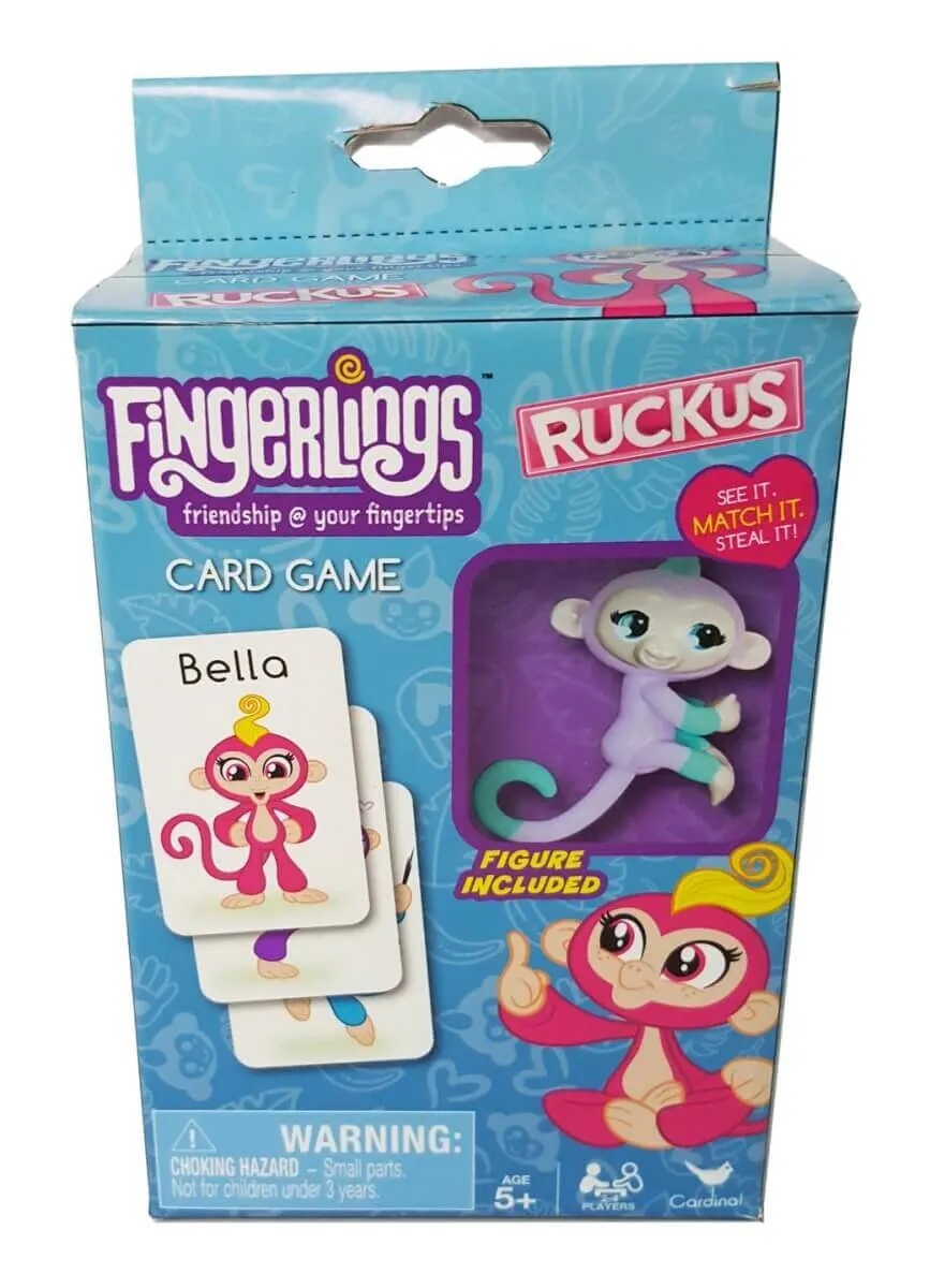 Fingerlings - Ruckus Card Game with Collectible Figure