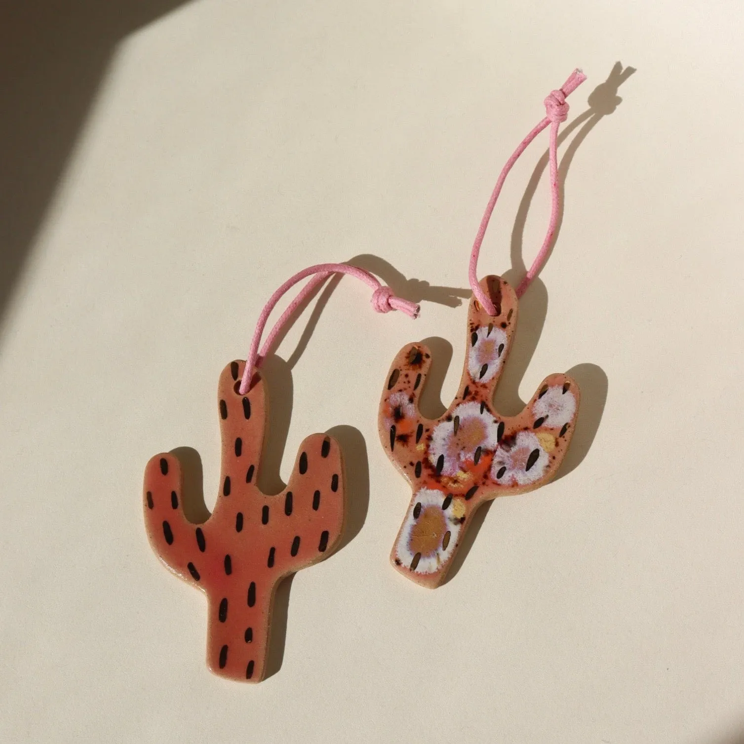 Fun n Flirty Cactus Ornament - Curious Clay