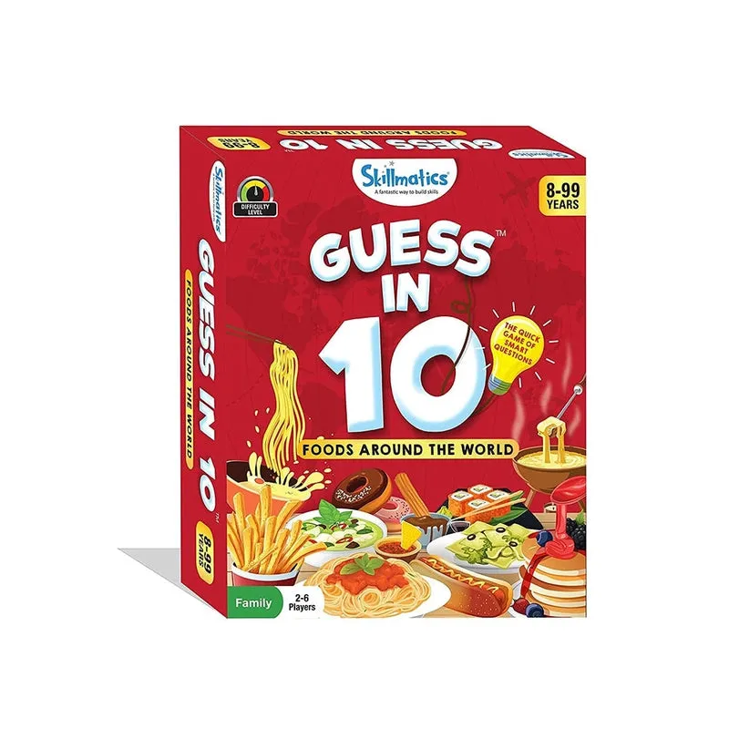 Guess in 10 Foods Around The World Card Game