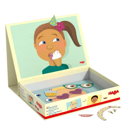 HABA Magnetic game box Funny Faces