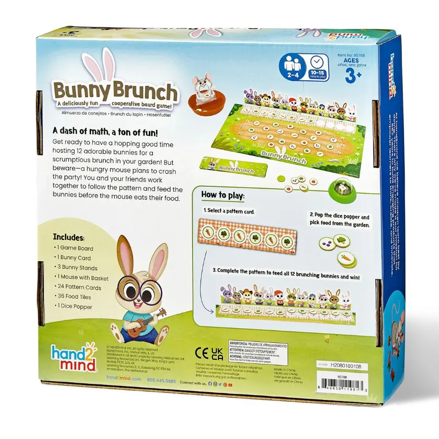 Hand2mind - Bunny Brunch Cooperative Board Game