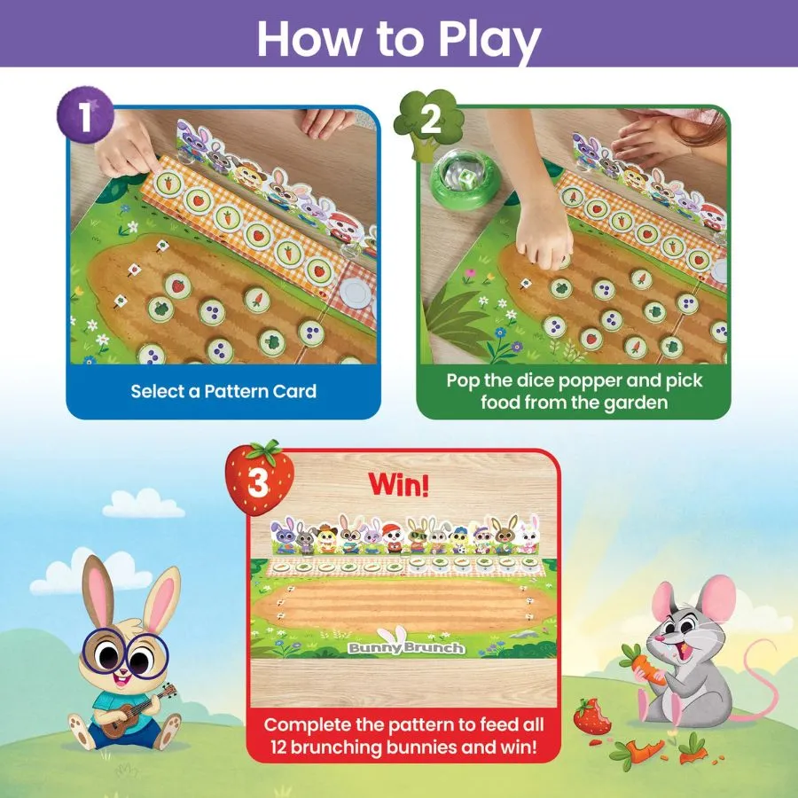 Hand2mind - Bunny Brunch Cooperative Board Game