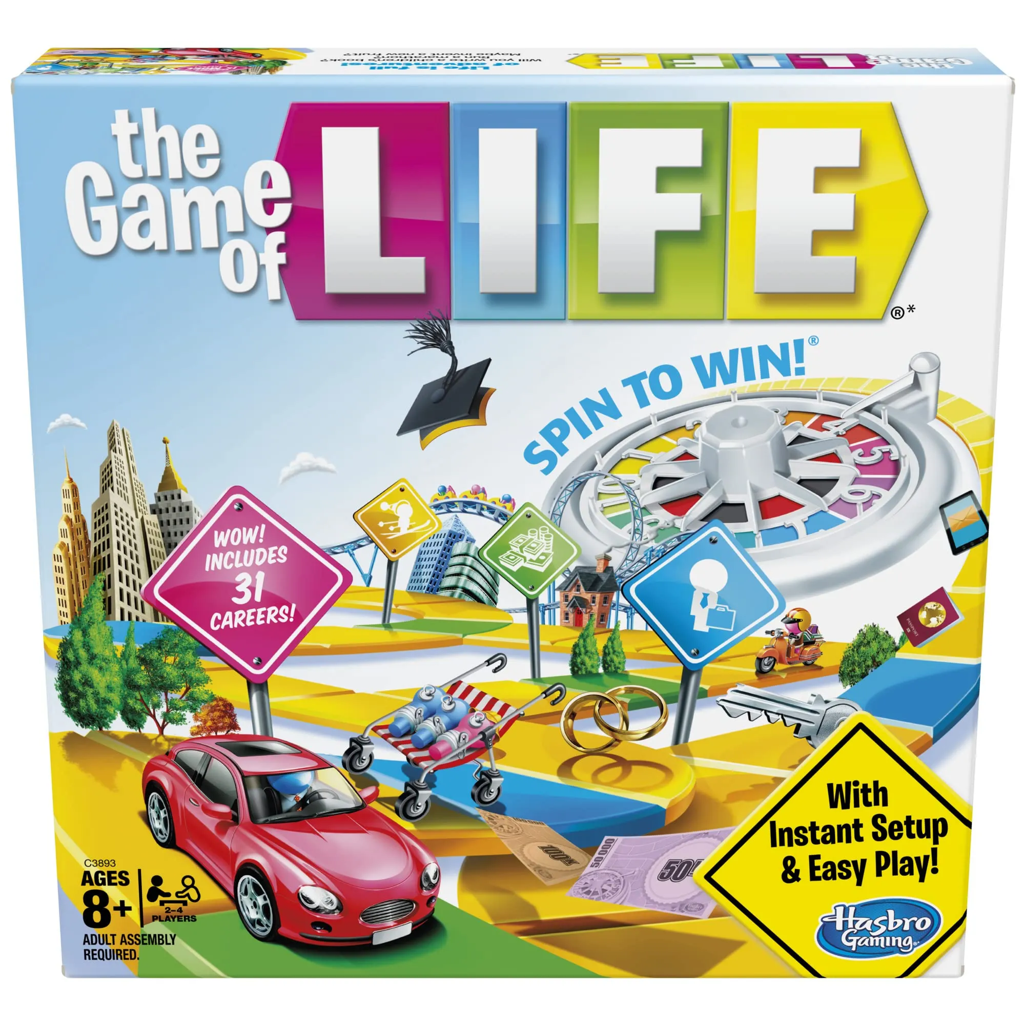 Hasbro Gaming The Game of Life Board Game.