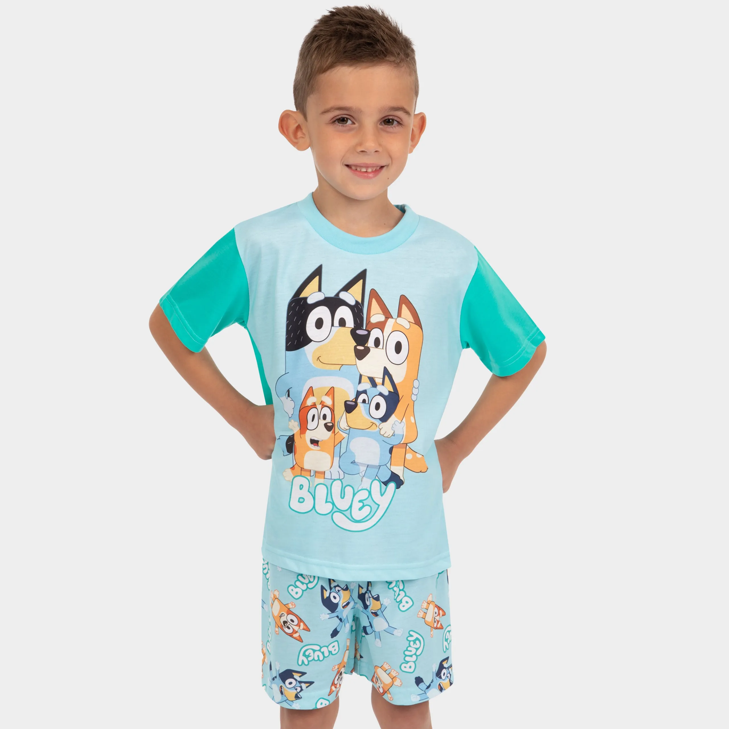 Heeler Family Bluey Pyjamas - Short Sleeve