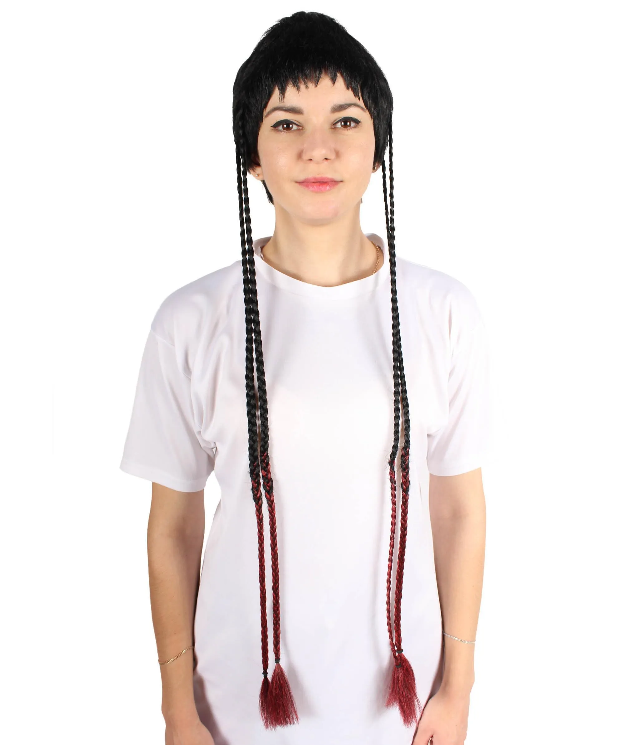 HPO Adult Women's Long Ponytail Doll Wig, Perfect for Halloween, Flame-retardant Synthetic Fibe | HPO