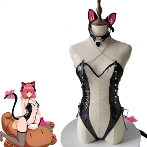 Ichigo Latex Bodysuit Cosplay Set