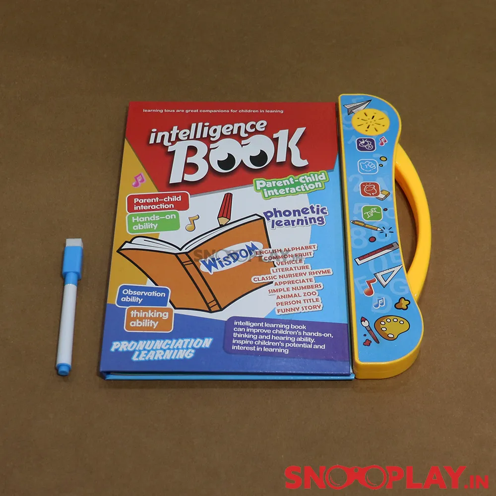 Intelligence Book (Read & Learn By Sounds) - An Educational Toy For Kids