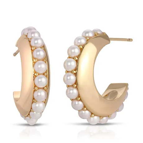 Leeada Pomona Pearl Hoops