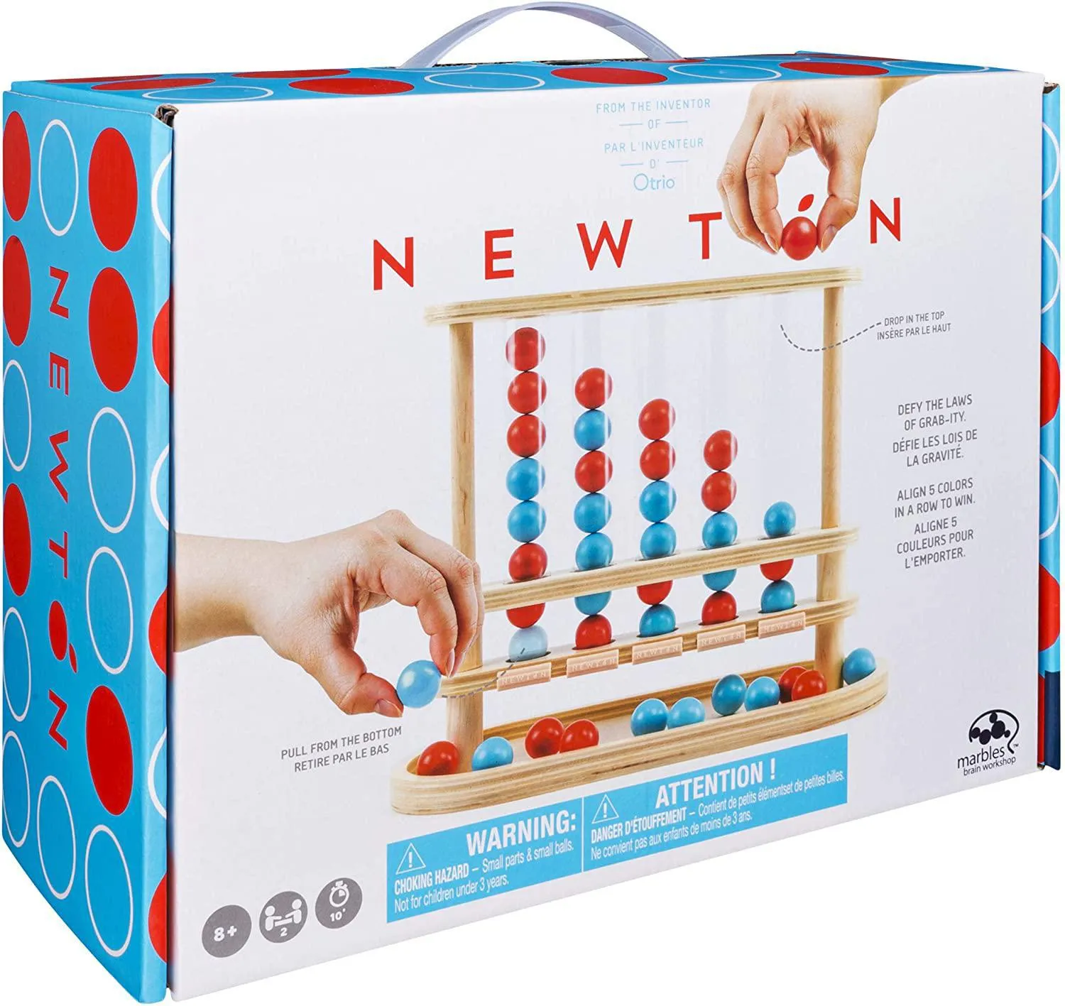 New Interactive Game Marbles Newton Interactive Game, Line up five balls of the same color and you win!