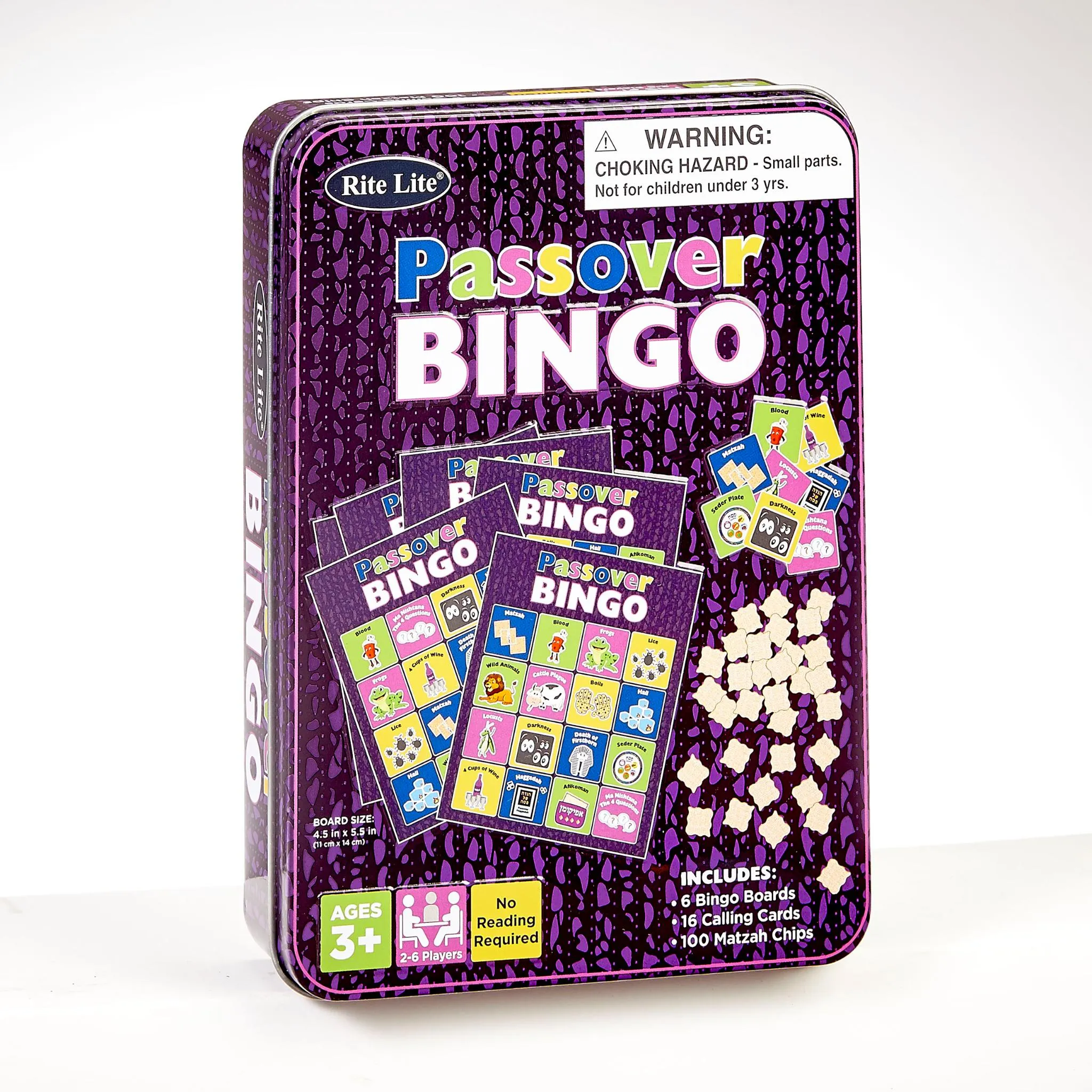 Passover Seder Bingo Game in Collectible Tin