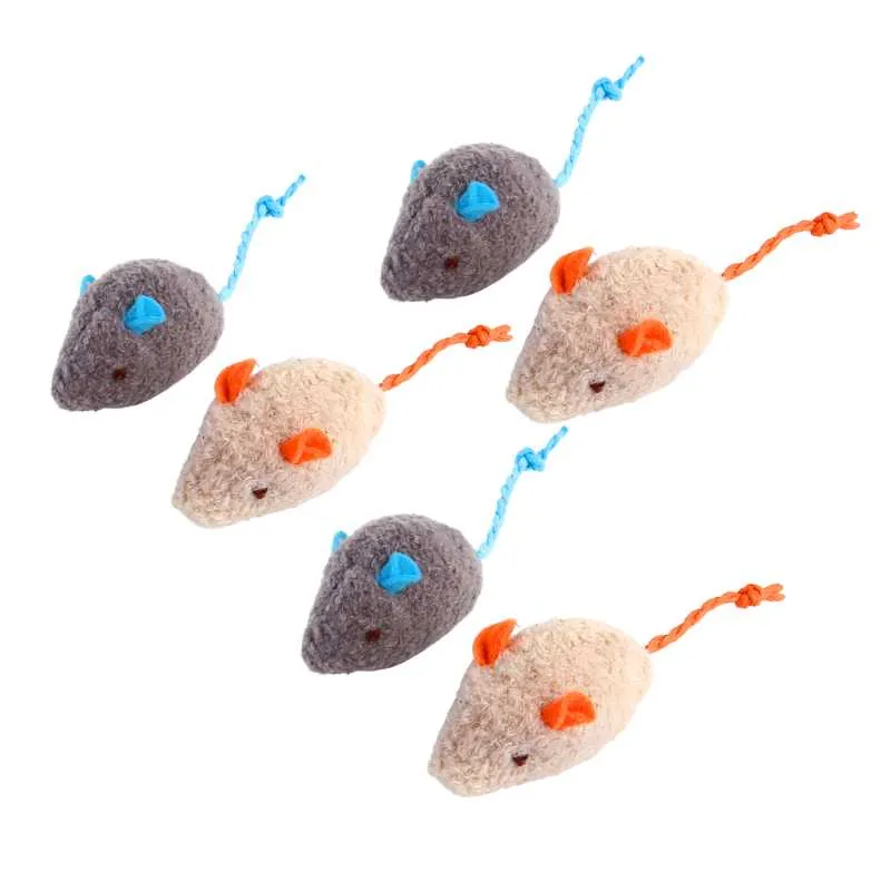 Plush Mice Cat Toy