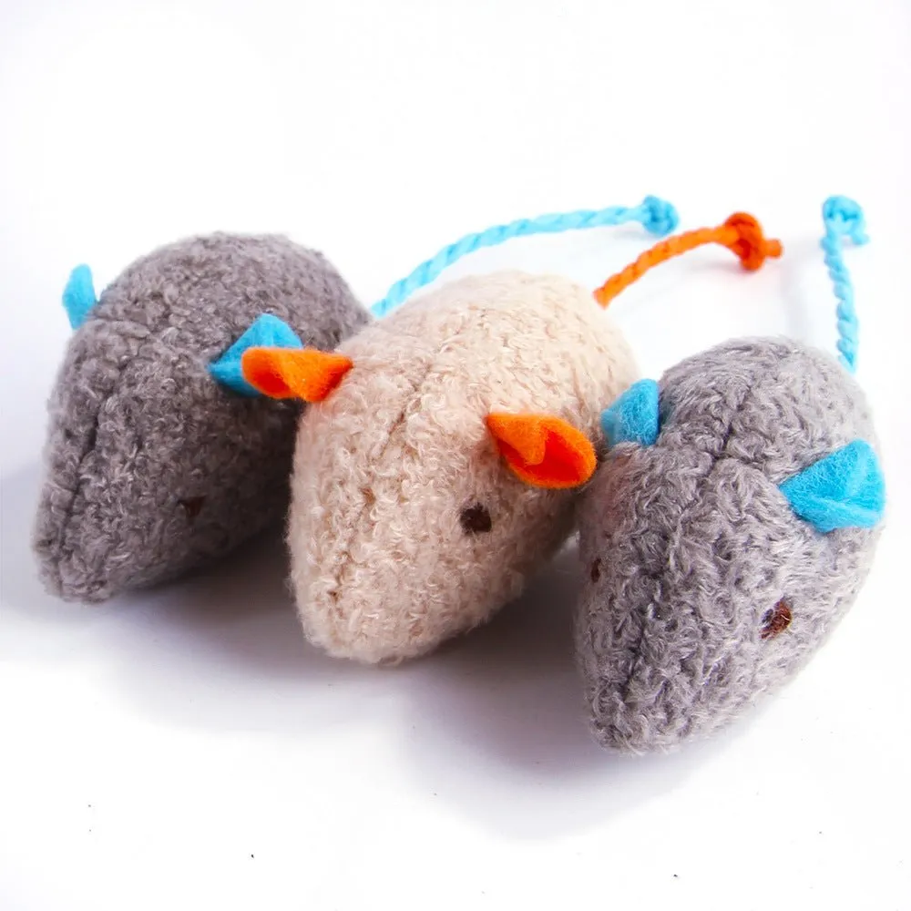 Plush Mice Cat Toy