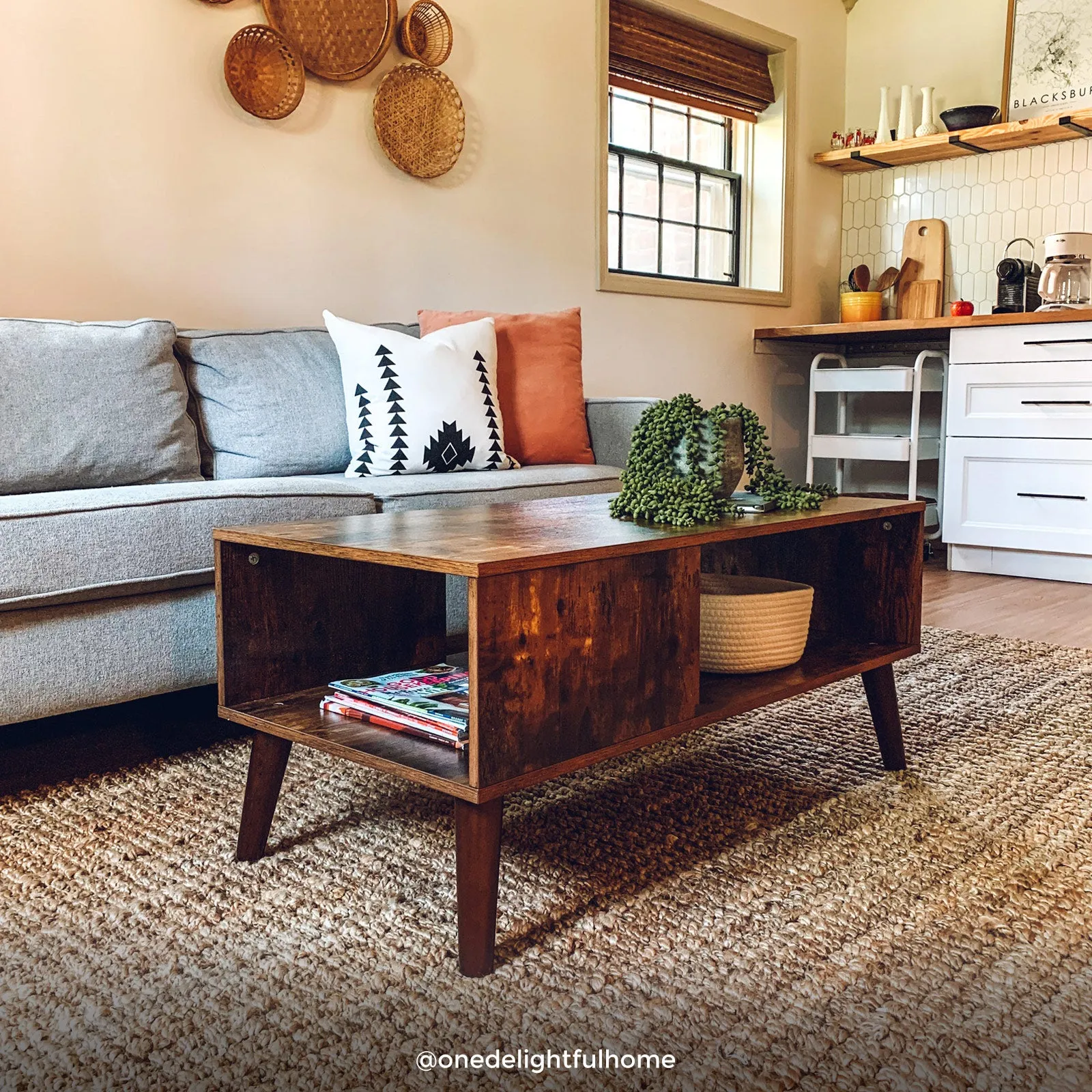 Retro Wooden Coffee Table