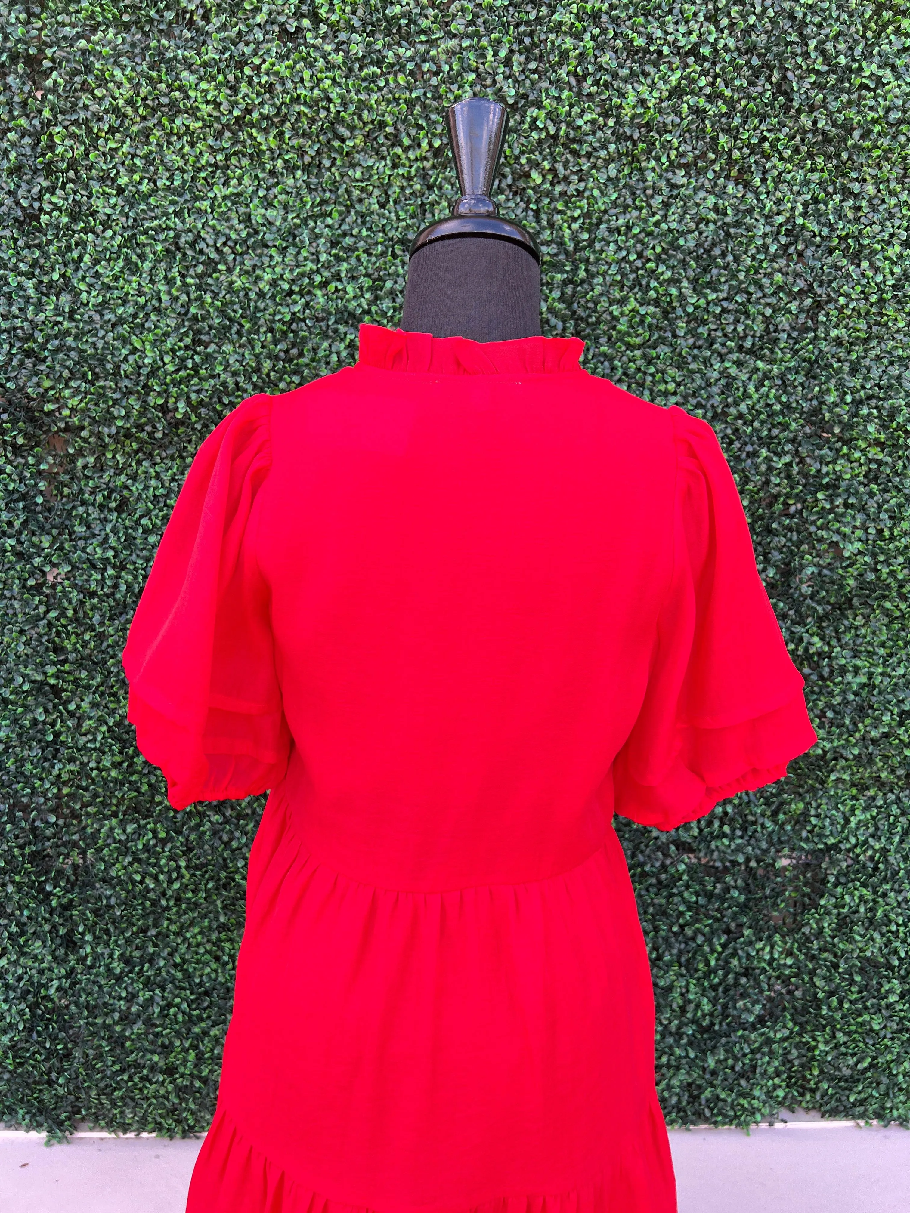 Ruffle Flame Dress