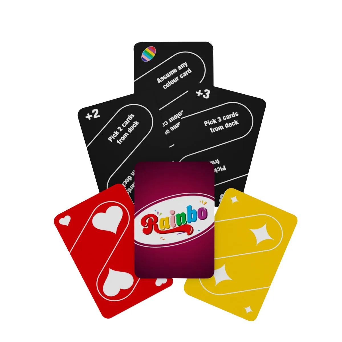 Set of 71 Rainbow Fun Cards Game