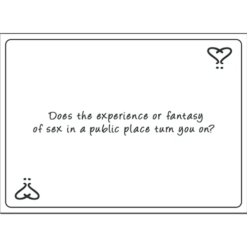 Sex Question Cards: A Game for Curious People