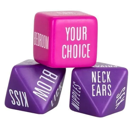 Spicy Dice Travel-Sized Adult Couple's Erotic Foreplay and Adventurous Dice Game