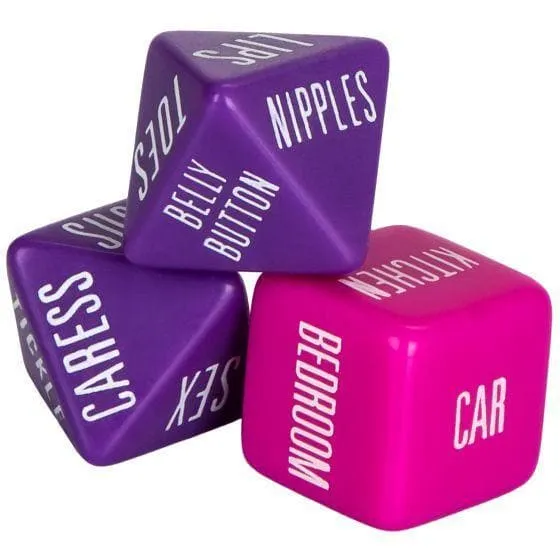 Spicy Dice Travel-Sized Adult Couple's Erotic Foreplay and Adventurous Dice Game