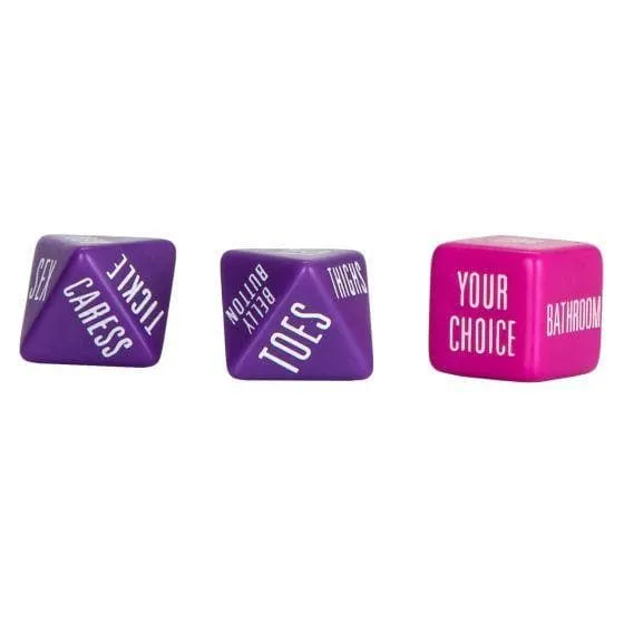 Spicy Dice Travel-Sized Adult Couple's Erotic Foreplay and Adventurous Dice Game