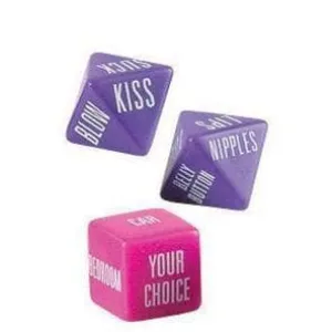 Spicy Dice Travel-Sized Adult Couple's Erotic Foreplay and Adventurous Dice Game