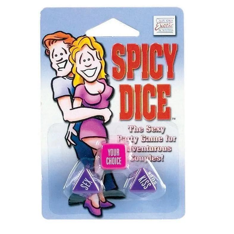 Spicy Dice Travel-Sized Adult Couple's Erotic Foreplay and Adventurous Dice Game