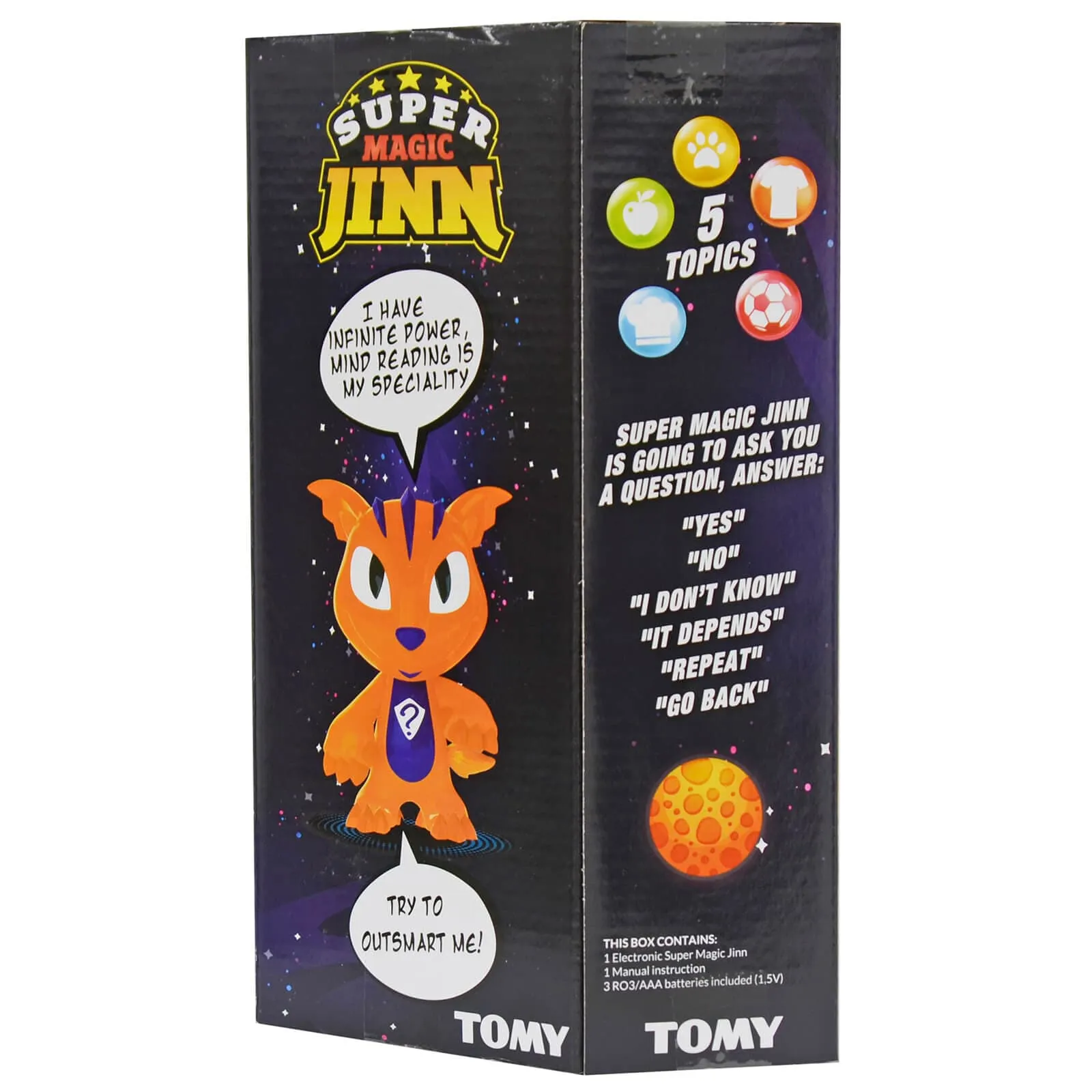 Super Magic Jinn Guessing Game Voice Recognition Toy 14cm